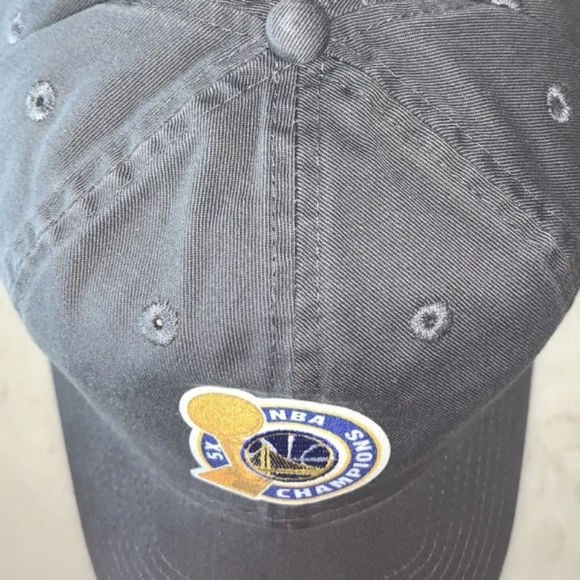 Golden State Warriors 2017 5x Champions Adidas Strapback Hat - Picture 5 of 5
